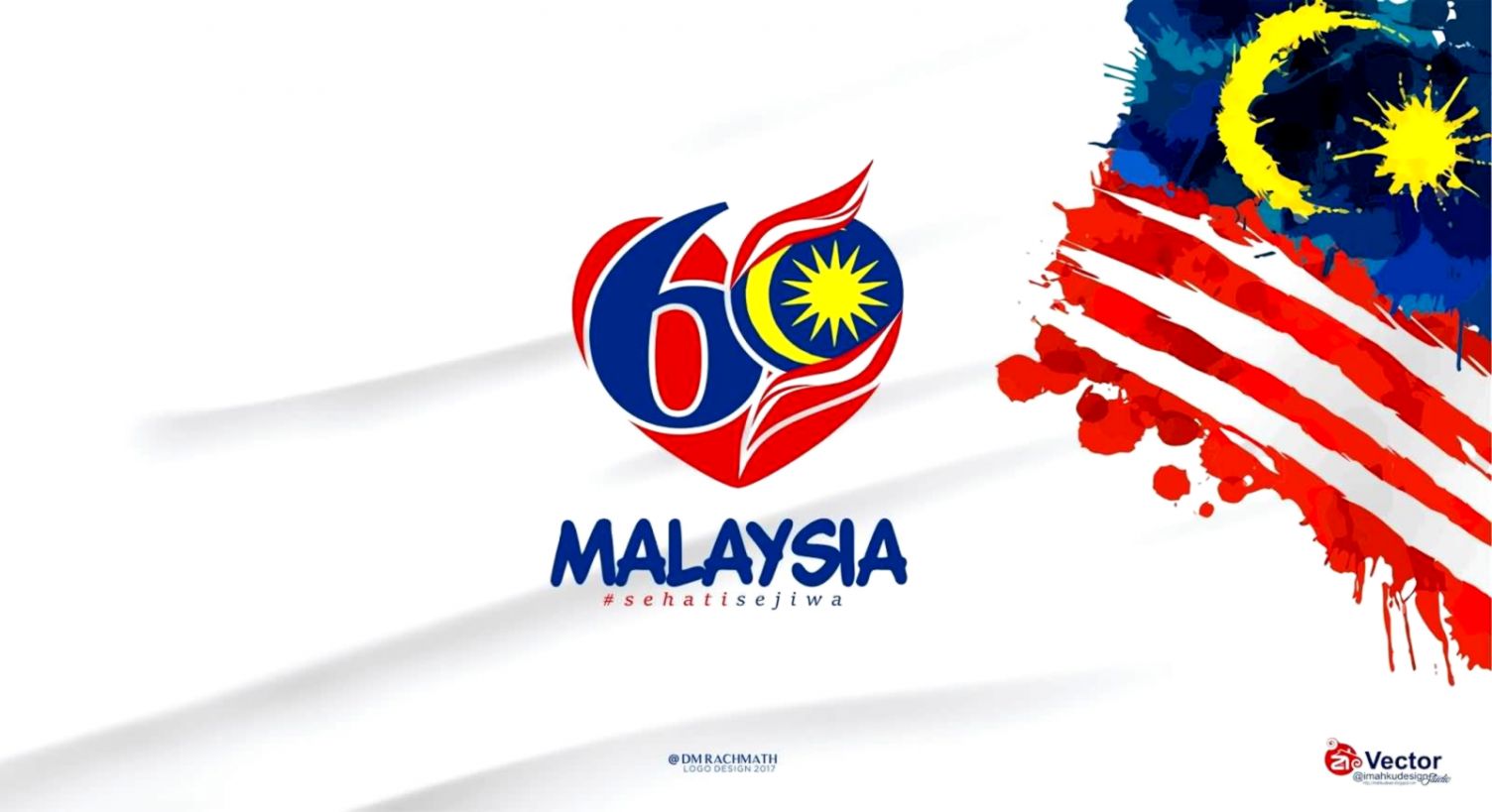 60th Independence Day Of Malaysia Hari Merdeka - Happy Independence Day Malaysia 2017 , HD Wallpaper & Backgrounds