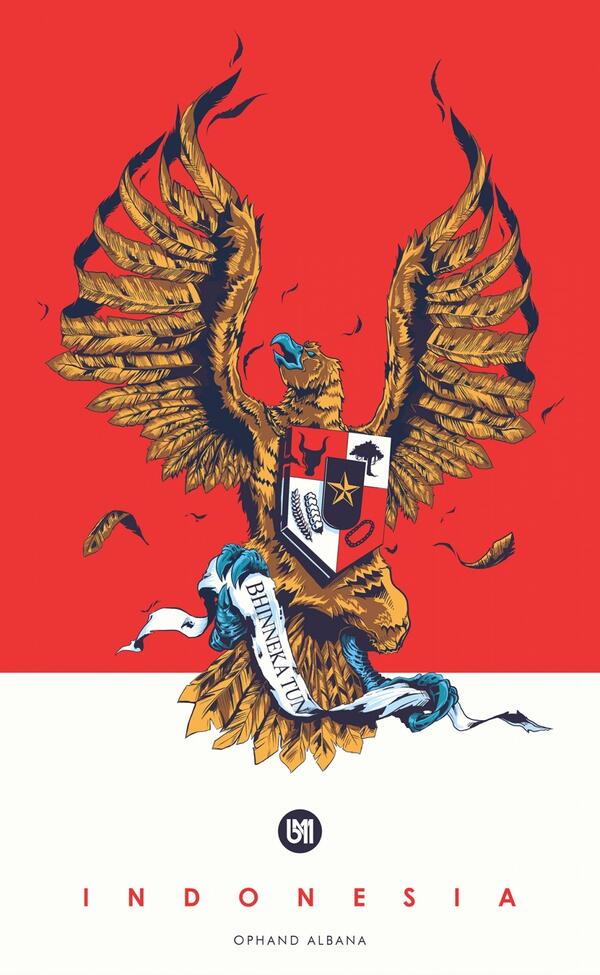 Staners2010 On Twitter - Garuda Pancasila Art , HD Wallpaper & Backgrounds