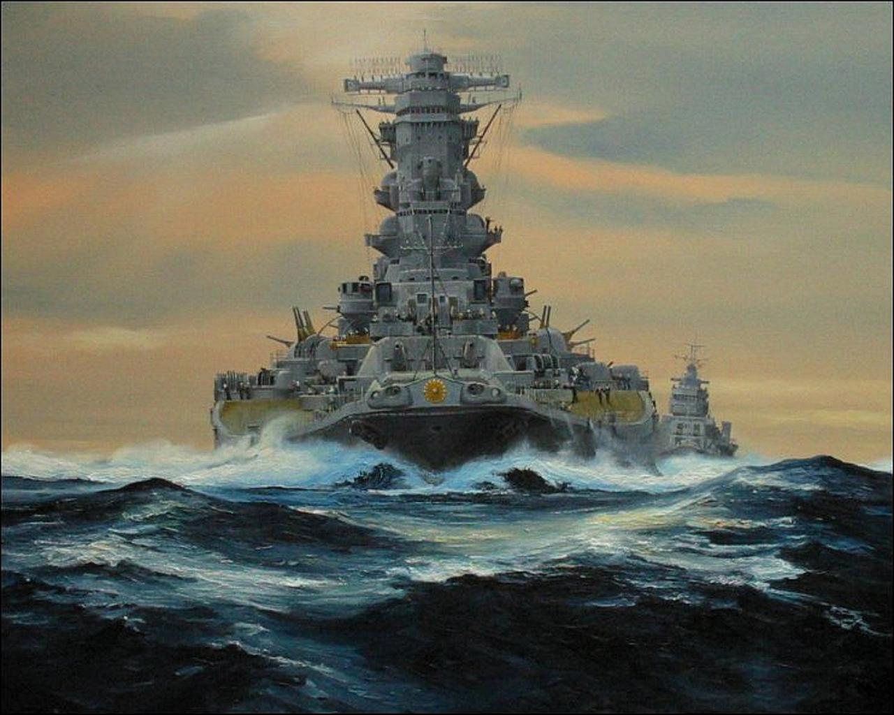 Yamato Battleship , HD Wallpaper & Backgrounds