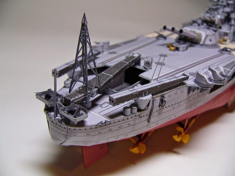 Papermodel Kapal Perang Amp Lain2 Paper Model Ijn Yamato , HD Wallpaper & Backgrounds