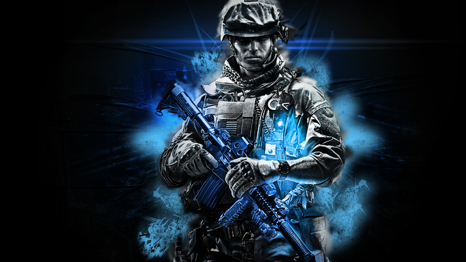 Skull Soldier Wallpaper Hd - Battlefield 3 , HD Wallpaper & Backgrounds