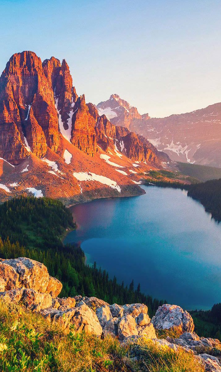 Mountain Lake Forets Hd Wallpaper - Phone Wallpapers 1080p Mountain , HD Wallpaper & Backgrounds
