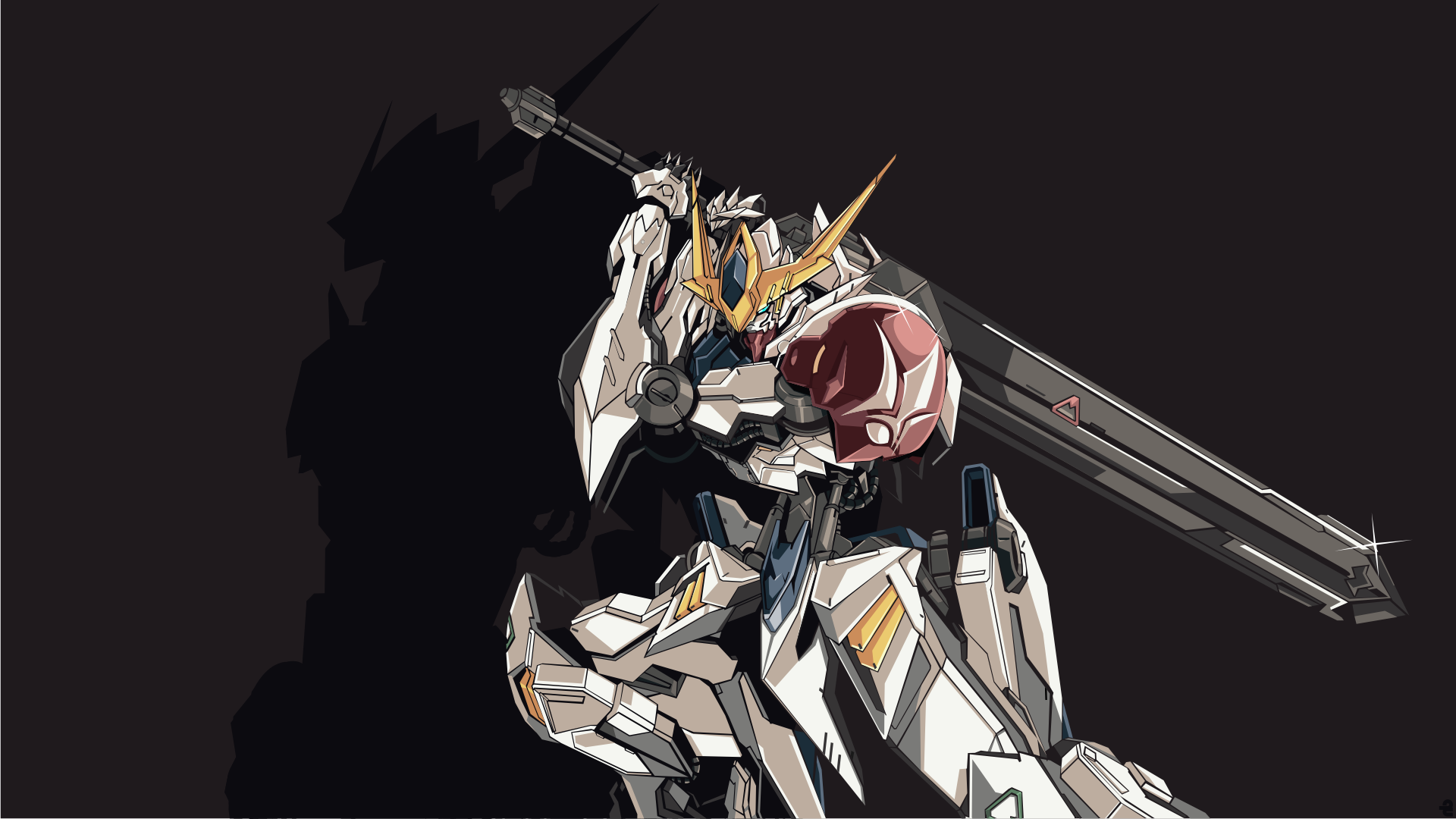 Hd Wallpaper - Gundam Barbatos Wallpaper Hd , HD Wallpaper & Backgrounds