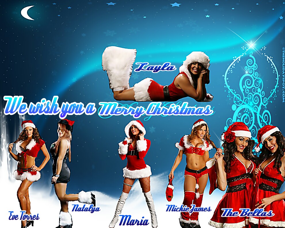 Holiday Divas - Divas Wwe , HD Wallpaper & Backgrounds