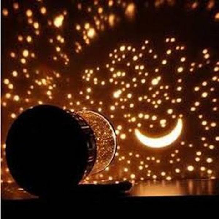 Lampu Tidur Star Master Putar Dan Music Led Light Bulan - Romantic Stars In The Sky , HD Wallpaper & Backgrounds