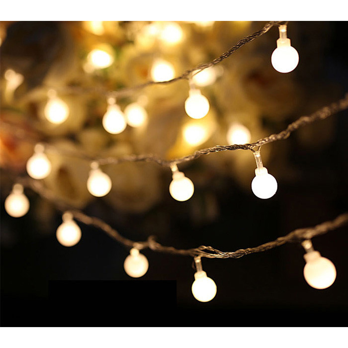 Lampu Hias Dekorasi Cherry Ball Fairy 5 Meter Warm - Lights For Garden Party , HD Wallpaper & Backgrounds