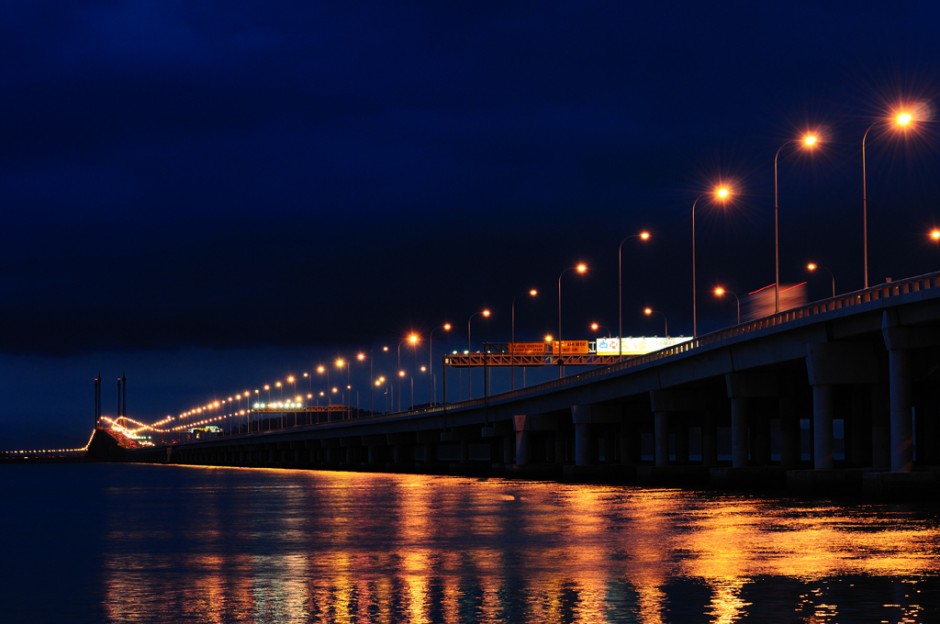 22 - 3rd Mainland Bridge At Night , HD Wallpaper & Backgrounds