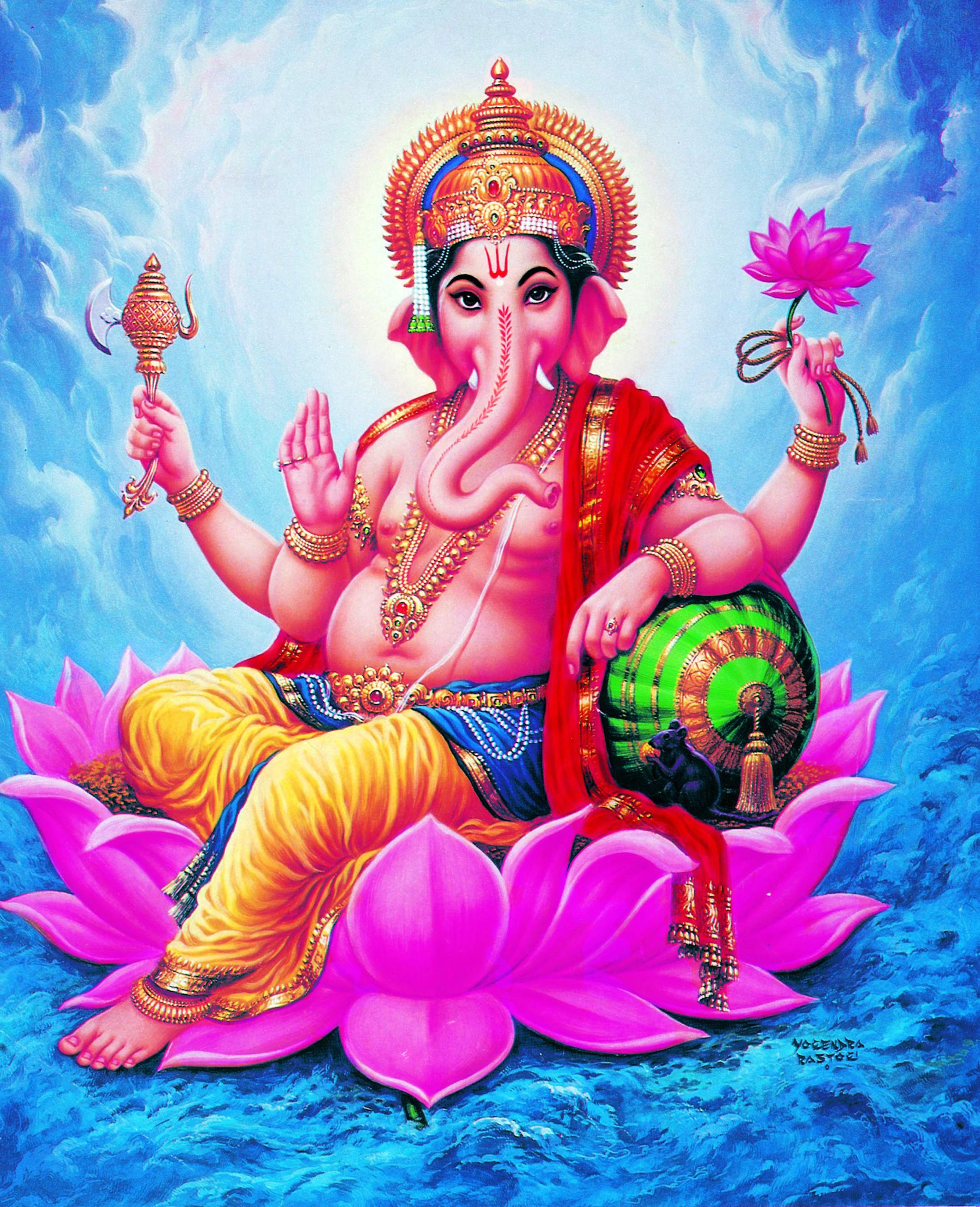 God Ganesha Hd Wallpapers - Hindu God Ganesh Hd , HD Wallpaper & Backgrounds