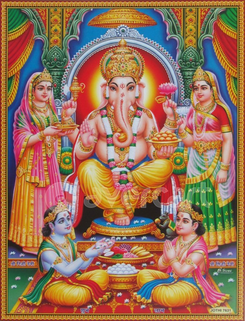 God Ganesha New 3d Images - Ganesh Ji Riddhi Siddhi , HD Wallpaper & Backgrounds