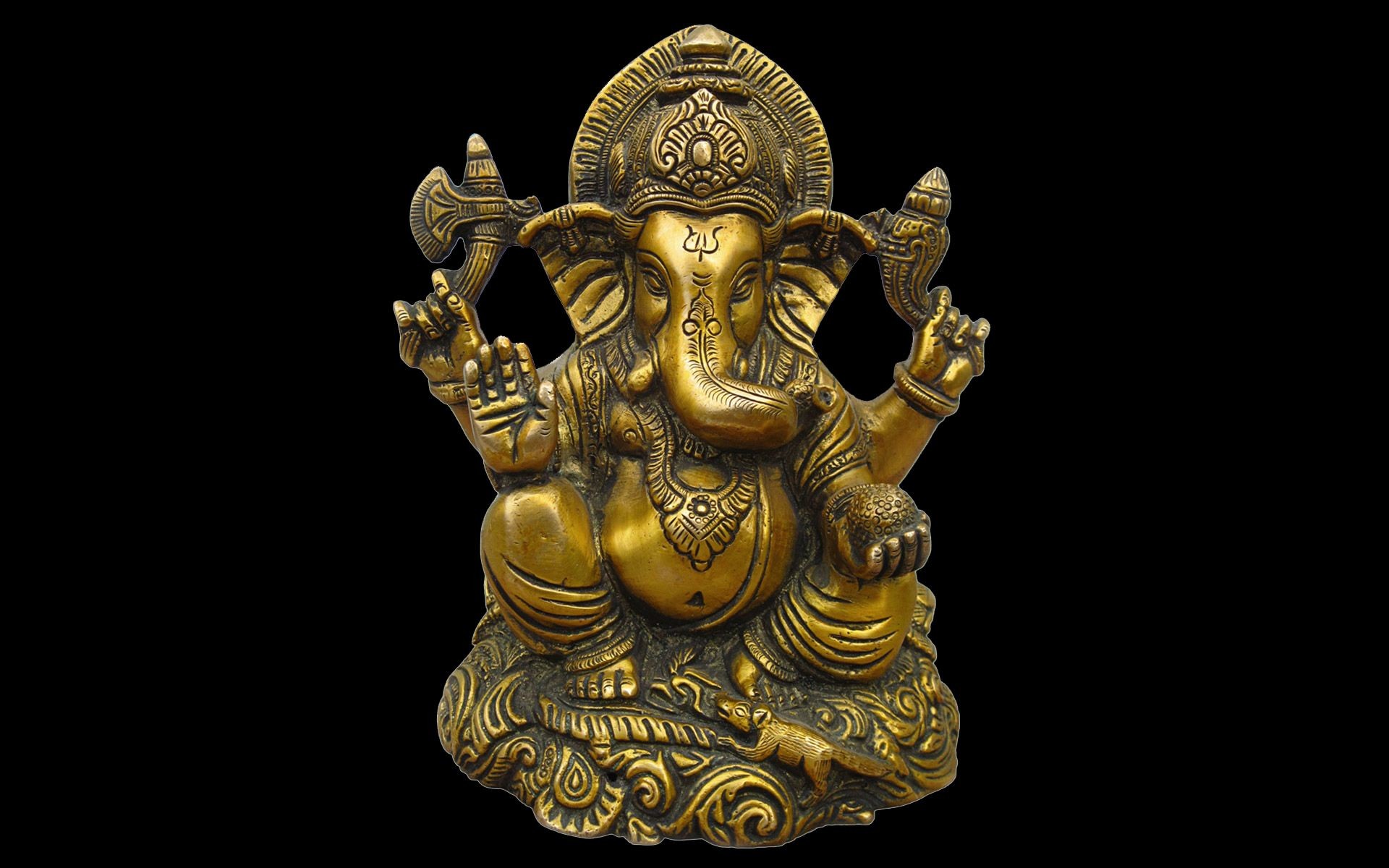 Download Lord Ganesha Hd New Desktop Wallpapers Free - Wedding Invitation Marathi Background Hd , HD Wallpaper & Backgrounds