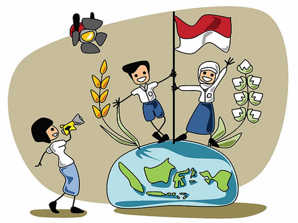 Pendidikan Karakter Untuk Membangun Peradaban Bangsa - Pendidikan Di Indonesia Kartun , HD Wallpaper & Backgrounds