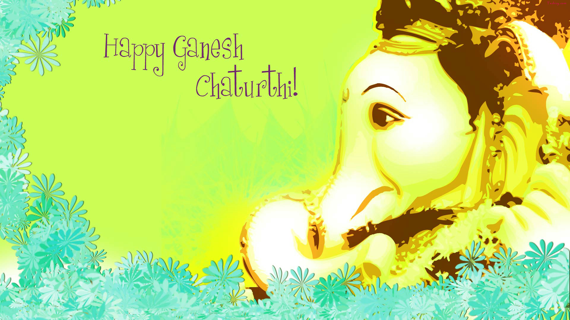 Download Ganesh Chaturthi Hd Pics & Photos - Happy Ganesh Chaturthi 2018 , HD Wallpaper & Backgrounds