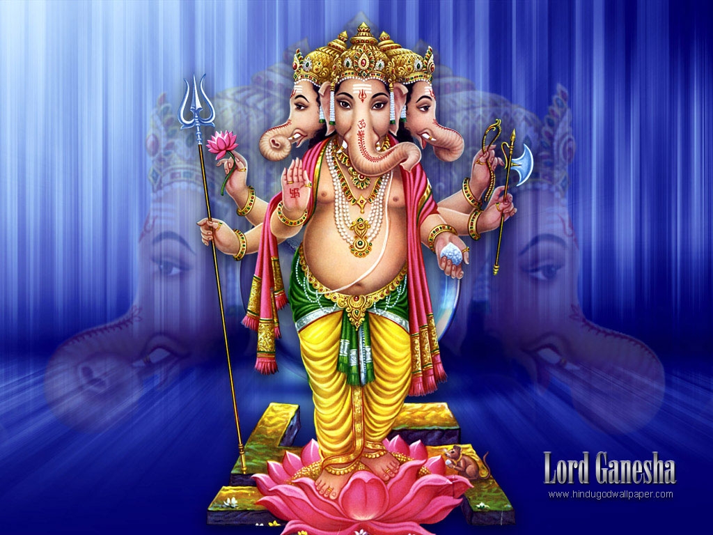 Shree Ganesh Hd Wallpaper - Vakra Ganesha , HD Wallpaper & Backgrounds