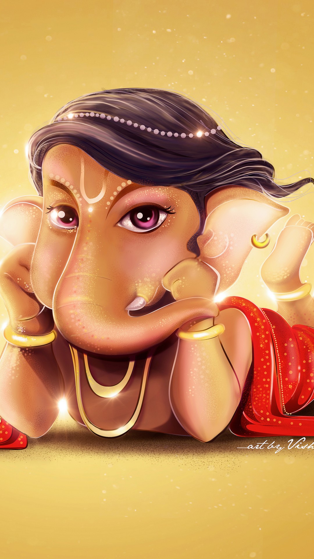 Creative Graphics / Lord Ganesha Wallpaper - Ganesh God 3d Hd , HD Wallpaper & Backgrounds