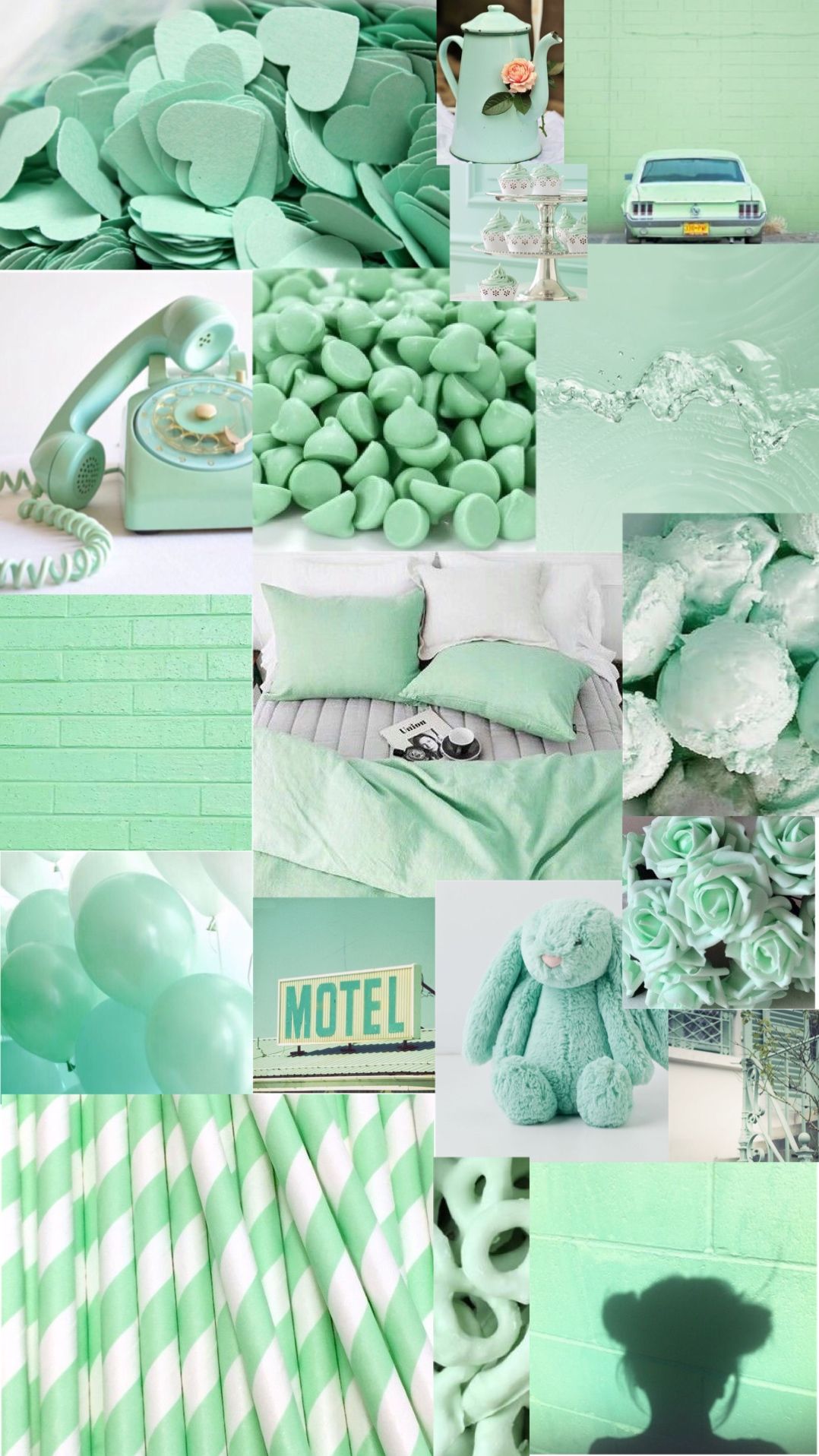Turquoise Aesthetic Background Trendy Wallpaper, Green - Wedding Favors , HD Wallpaper & Backgrounds