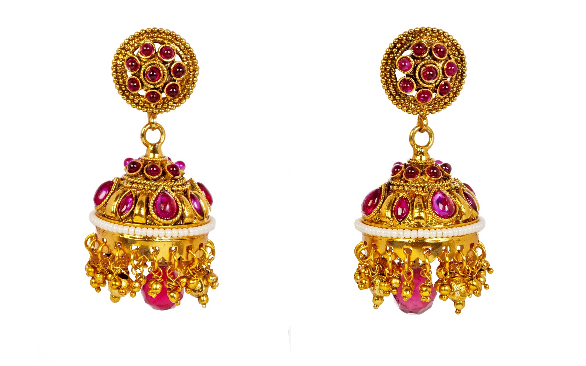 Gold Earrings Beautiful Jewellery Wallpapers - Earrings , HD Wallpaper & Backgrounds