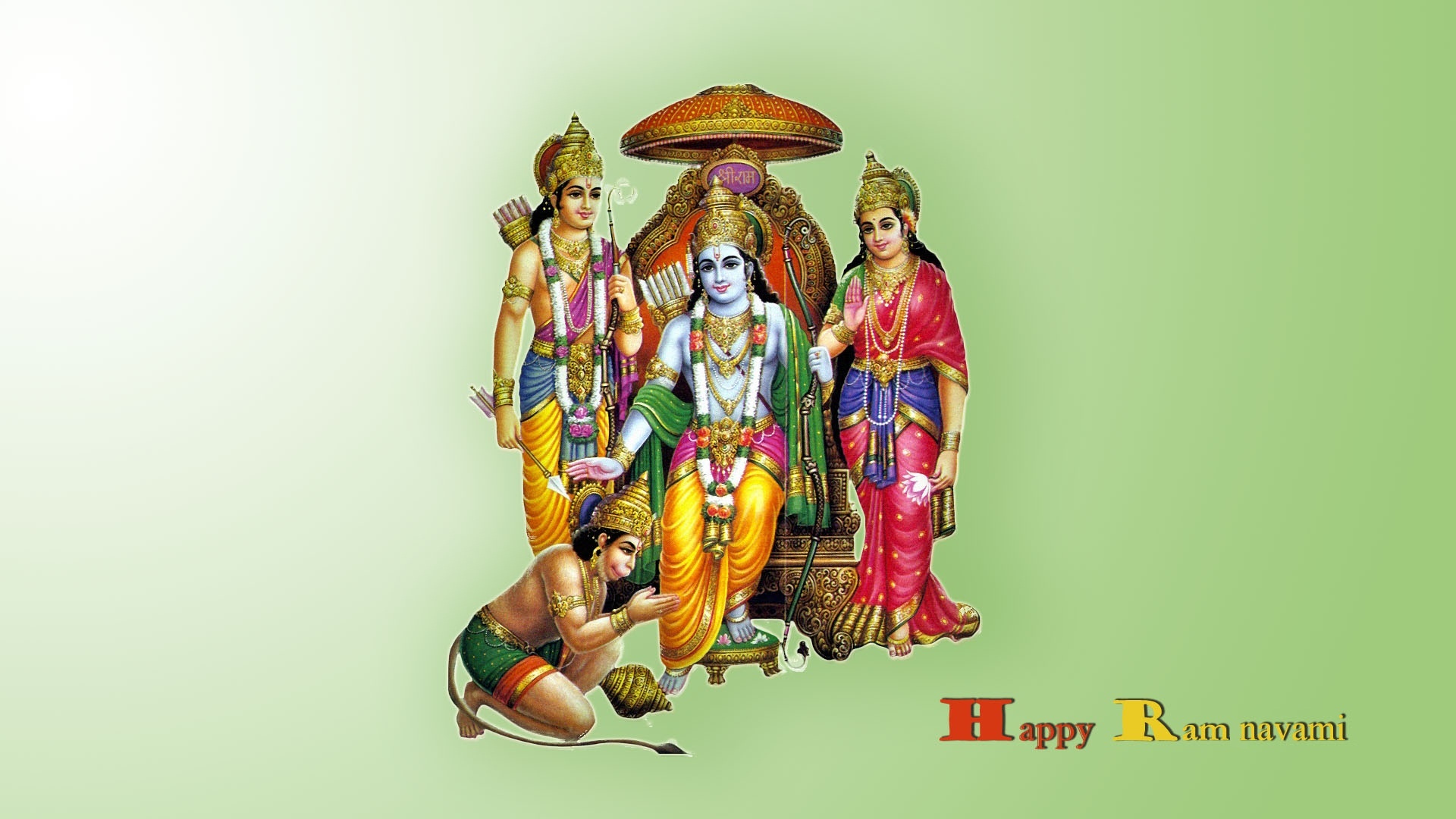 Happy Rama Navami - Sri Rama Navami Wishes , HD Wallpaper & Backgrounds