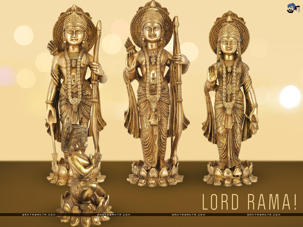 Lord Rama 18 K - Statue , HD Wallpaper & Backgrounds