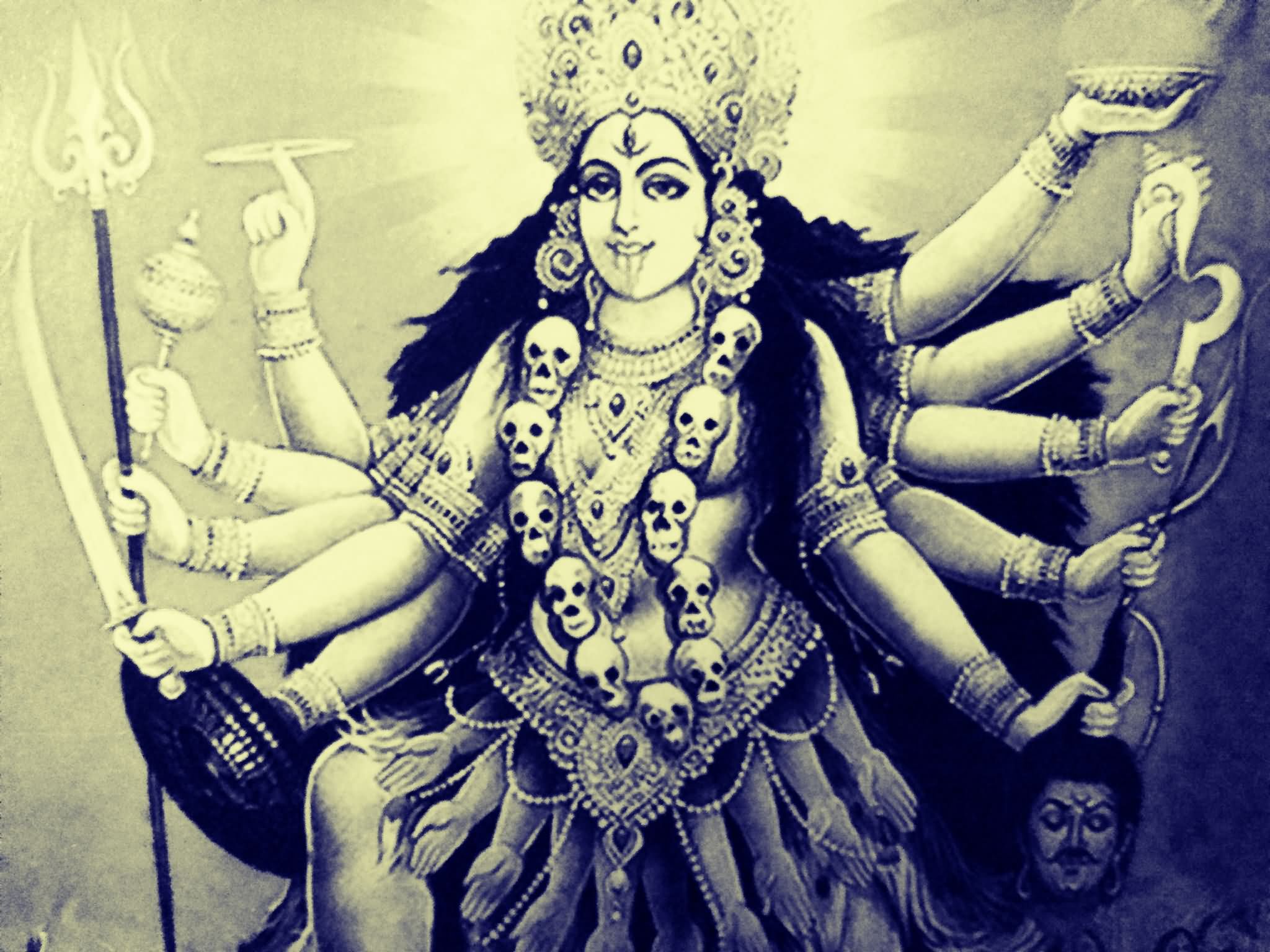 Sree Bhadrakali - Maa Kali , HD Wallpaper & Backgrounds