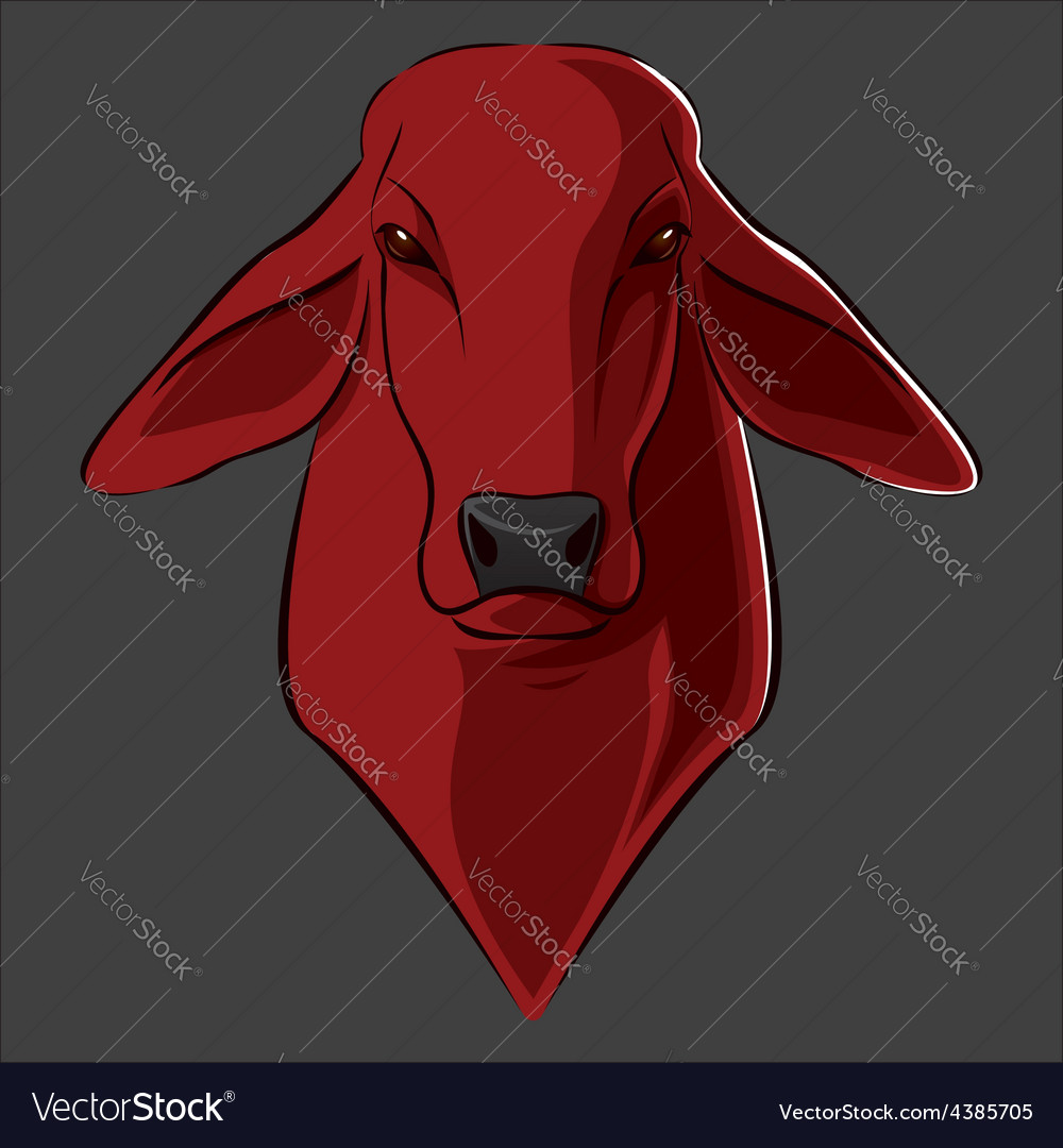 Brahman Cattle Vector Image - Goat , HD Wallpaper & Backgrounds