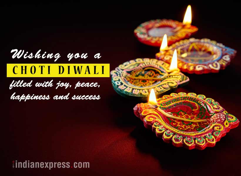 Diwali 2017, Choti Diwali, Choti Diwali 2017, Diwali, - Happy Diwali Wishes 2018 In Hindi , HD Wallpaper & Backgrounds