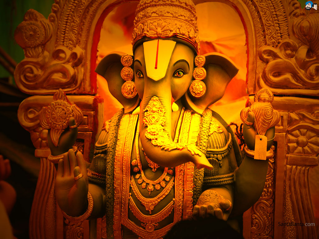 Lord Ganesha - Ganpati Wallpaper 3d Hd Full Size , HD Wallpaper & Backgrounds