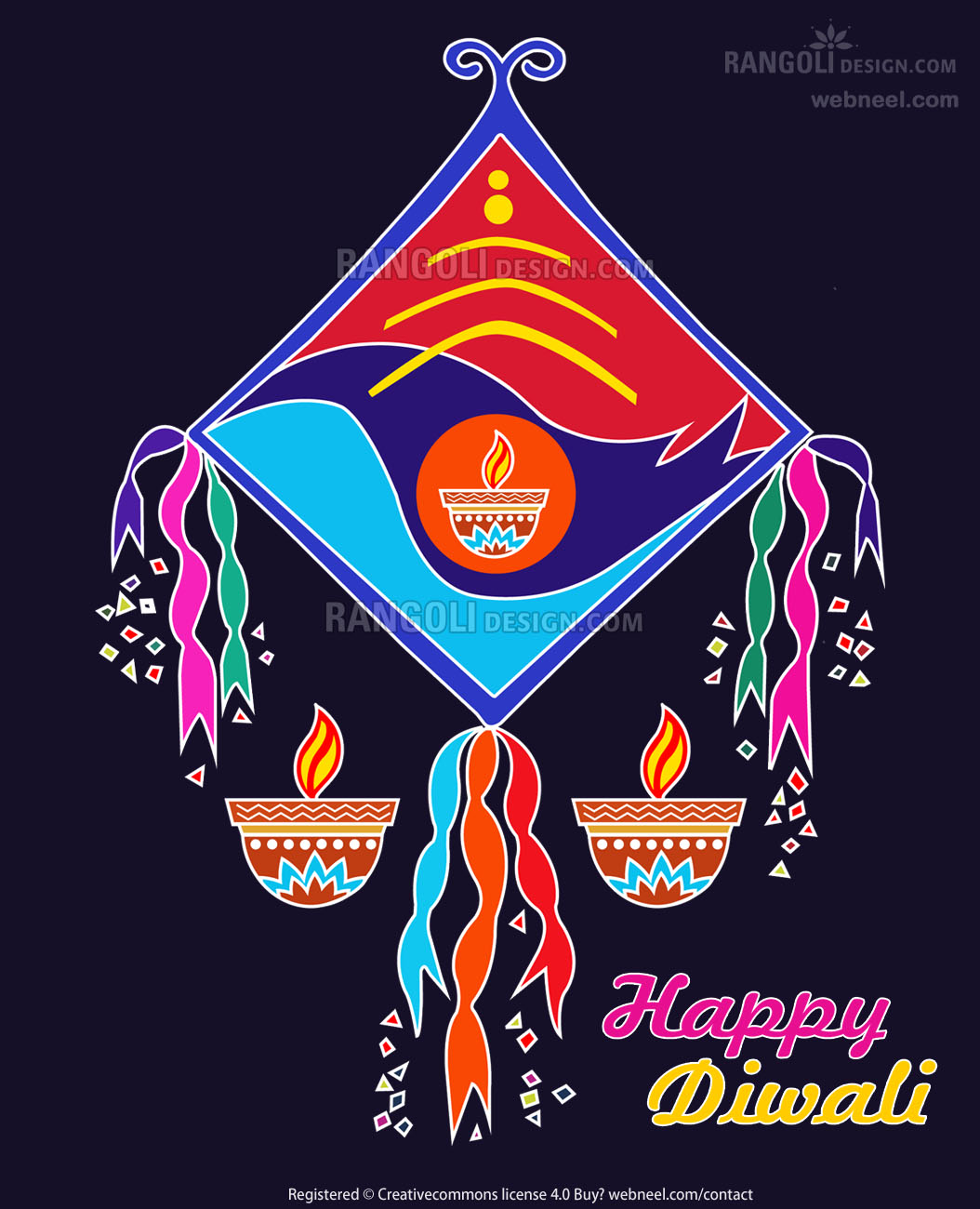 Kite Diwali Rangoli Designs Kite Diya Rangoli Design - Kite Rangoli Designs , HD Wallpaper & Backgrounds