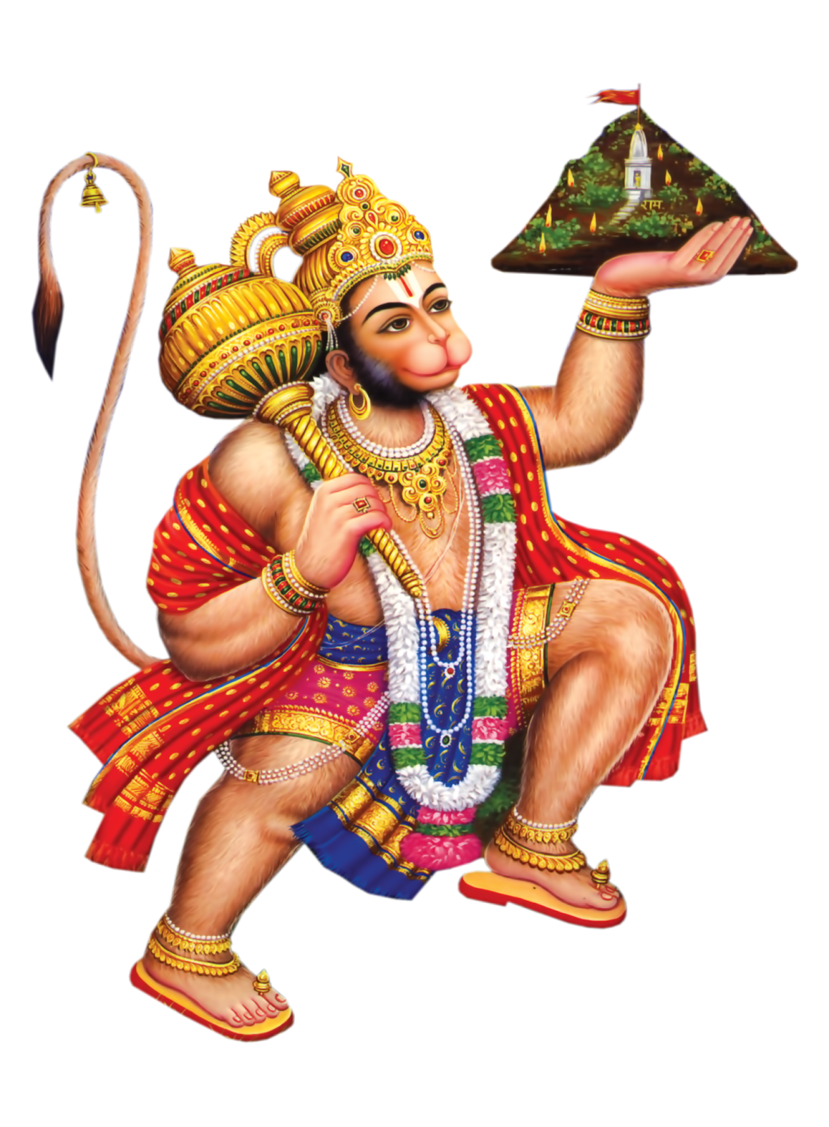 God Free Png Image Png Image - God Hanuman Png , HD Wallpaper & Backgrounds