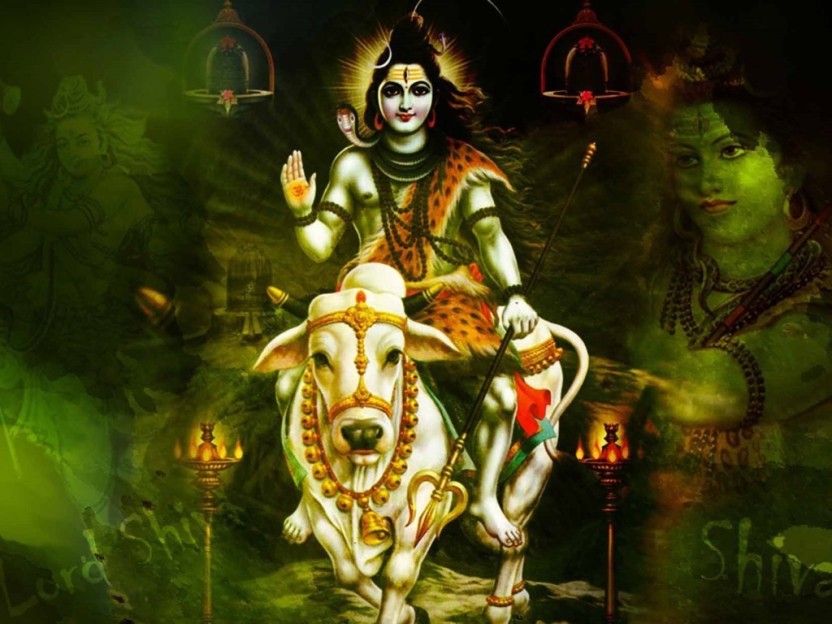 Ravgar Lord Shiva With Nandi Shankar Bham Bham Bhole - Lord Shiva Wallpapers 1080p Desktop Hd , HD Wallpaper & Backgrounds
