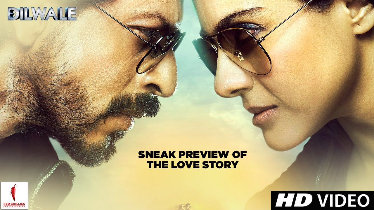 Sneak Preview Of The Love Story - Dilwale Film Shahrukh Khan , HD Wallpaper & Backgrounds
