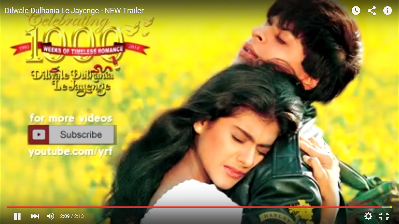 Screen Capture From The New Trailer For Dilwale Dulhania - Dilwale Dulhaniya Le Jaenge , HD Wallpaper & Backgrounds