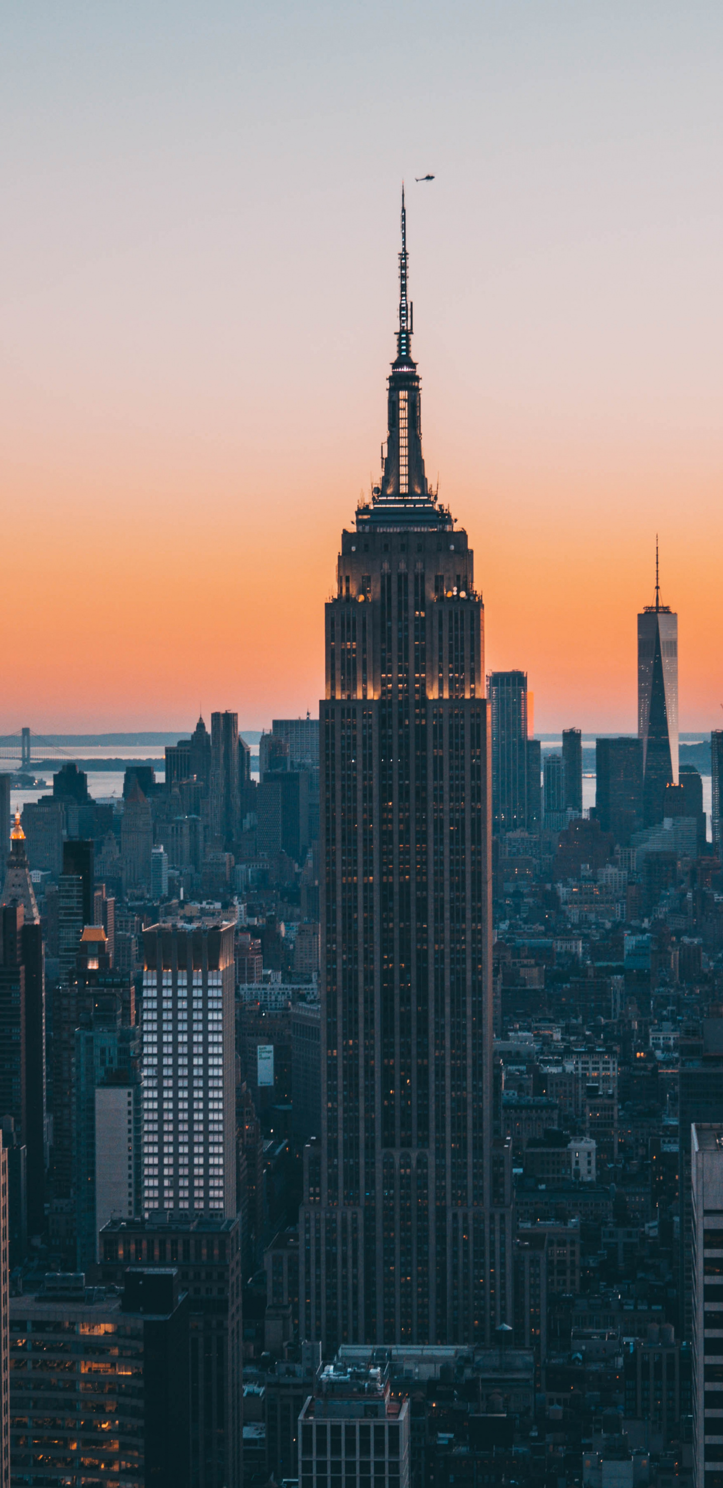 Empire State Building, Buildings, Sunset, New York - New York City , HD Wallpaper & Backgrounds