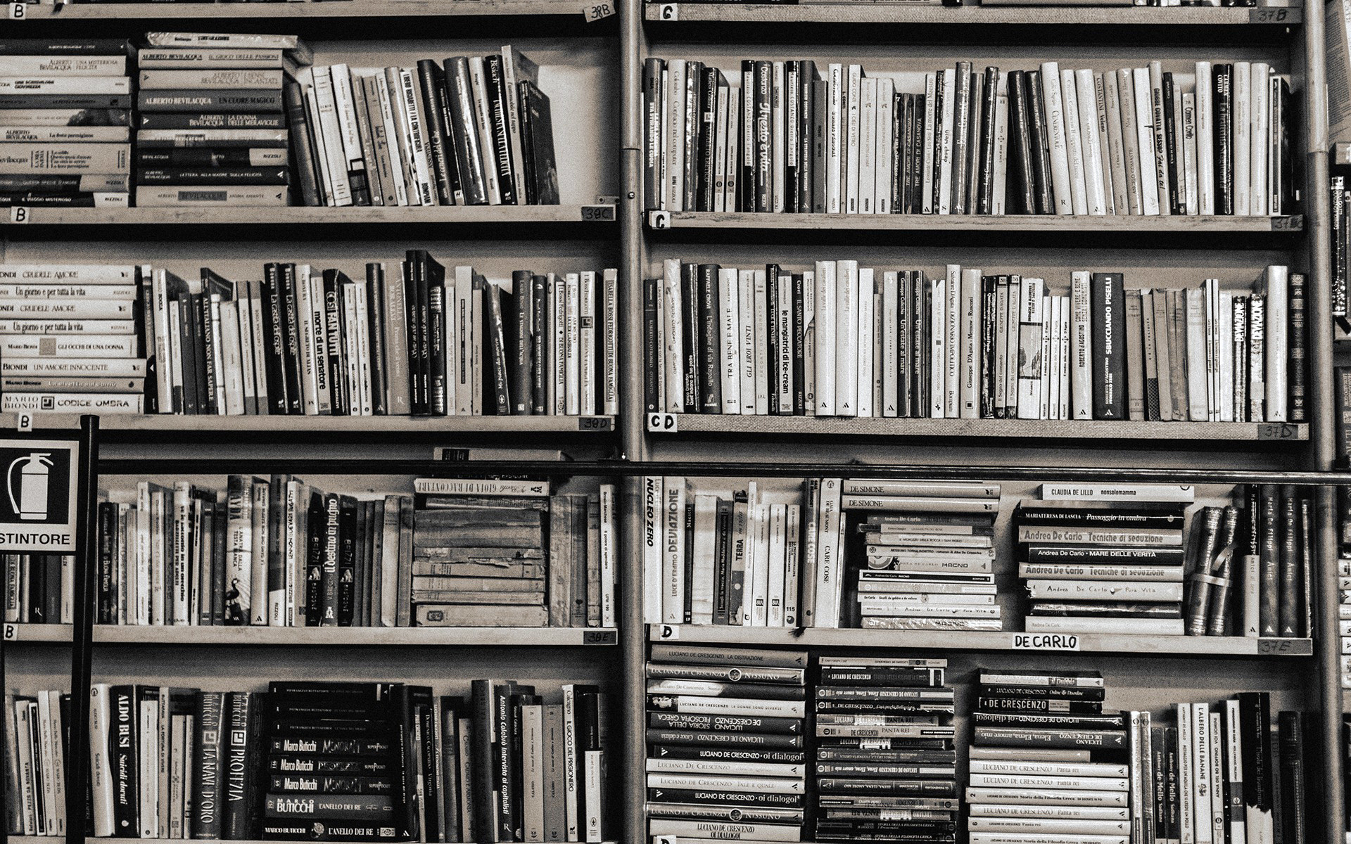 Library Books Shelf Background - Black And White Books Background , HD Wallpaper & Backgrounds