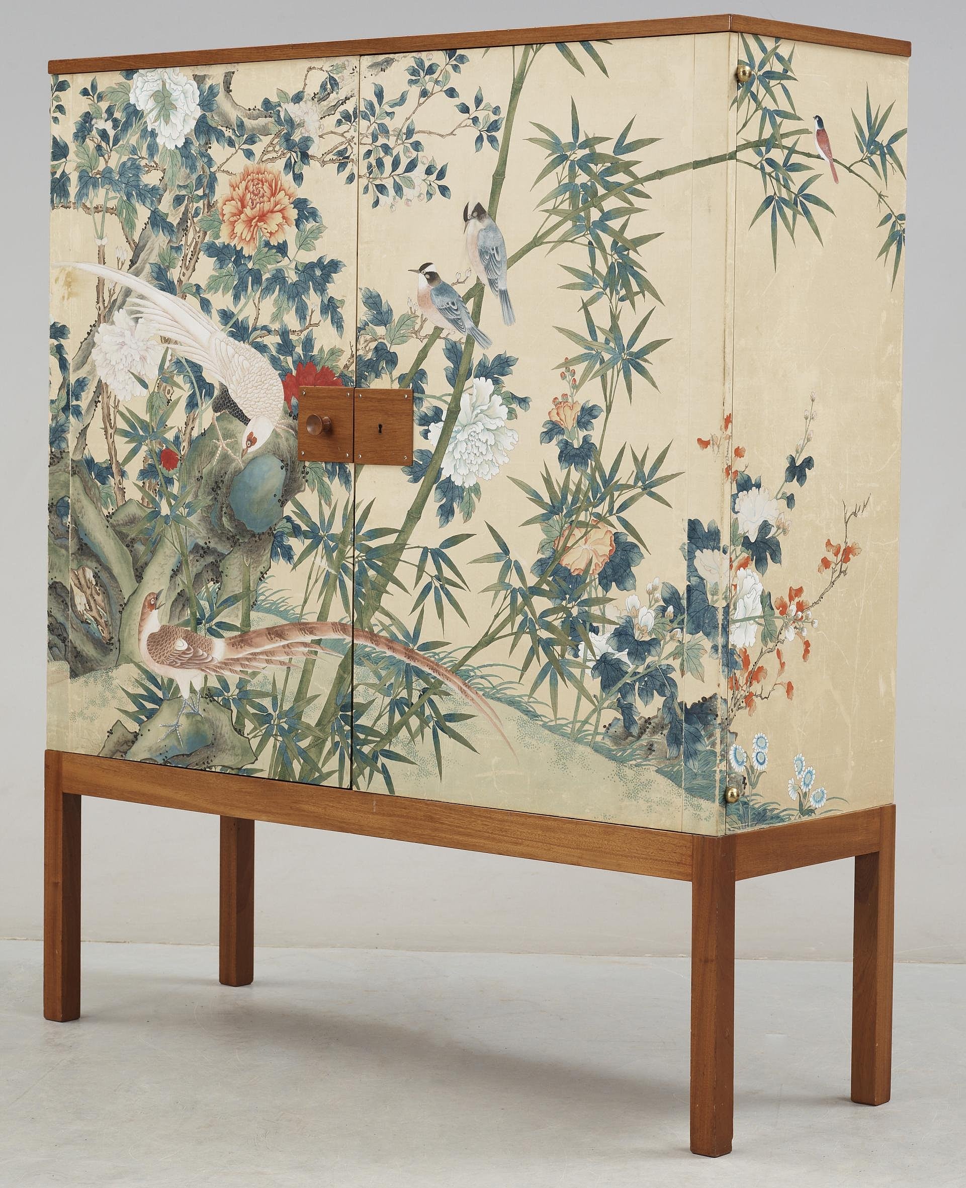 A Josef Frank Mahogany Cabinet, The Sides And Doors - Sofa Tables , HD Wallpaper & Backgrounds