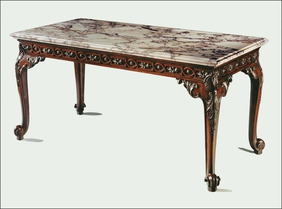 Marble Top Desk Furniture Mahogany Desk Unique A Ii - Coffee Table , HD Wallpaper & Backgrounds