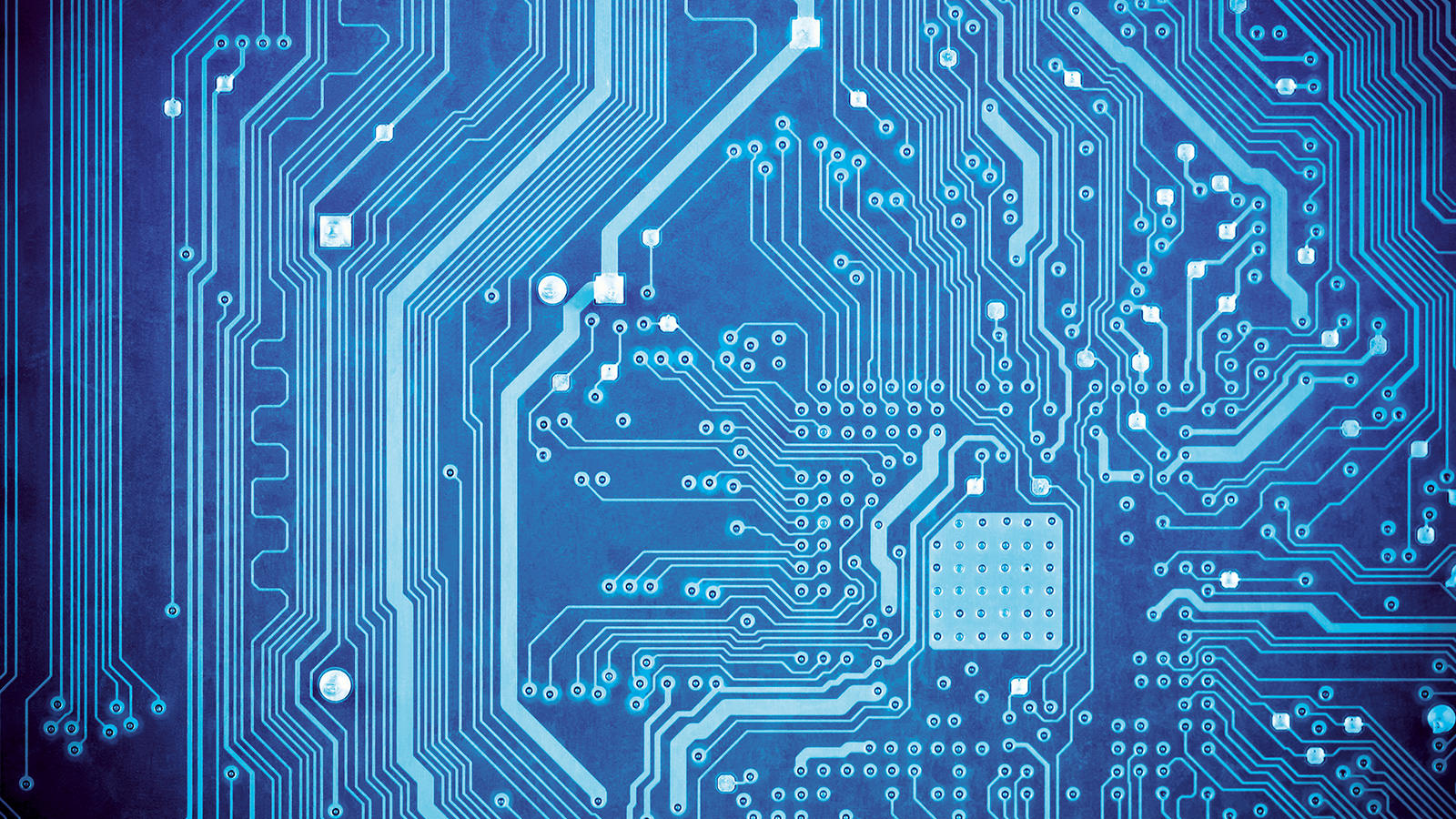 Real Circuit Board Blue , HD Wallpaper & Backgrounds