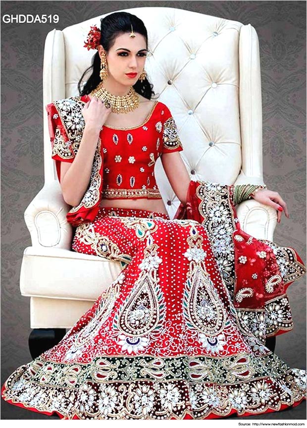 More Wallpaper Collections - New Bridal Lehenga Colour Tomato , HD Wallpaper & Backgrounds
