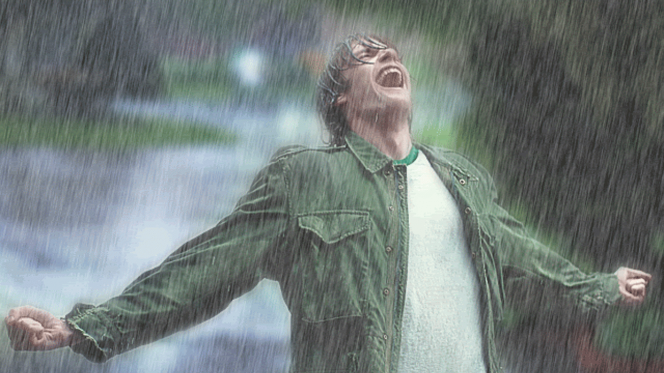 1366x768download - Sad Boy Crying In Rain , HD Wallpaper & Backgrounds