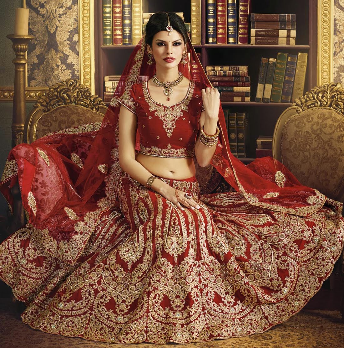 Dulhan - Bridal Lehengas In Chandni Chowk , HD Wallpaper & Backgrounds