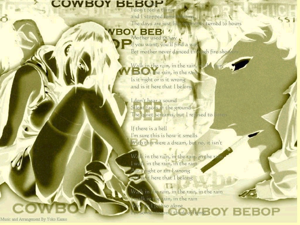 Cowboy Bebop Images Rain Hd Wallpaper And Background - Poster , HD Wallpaper & Backgrounds
