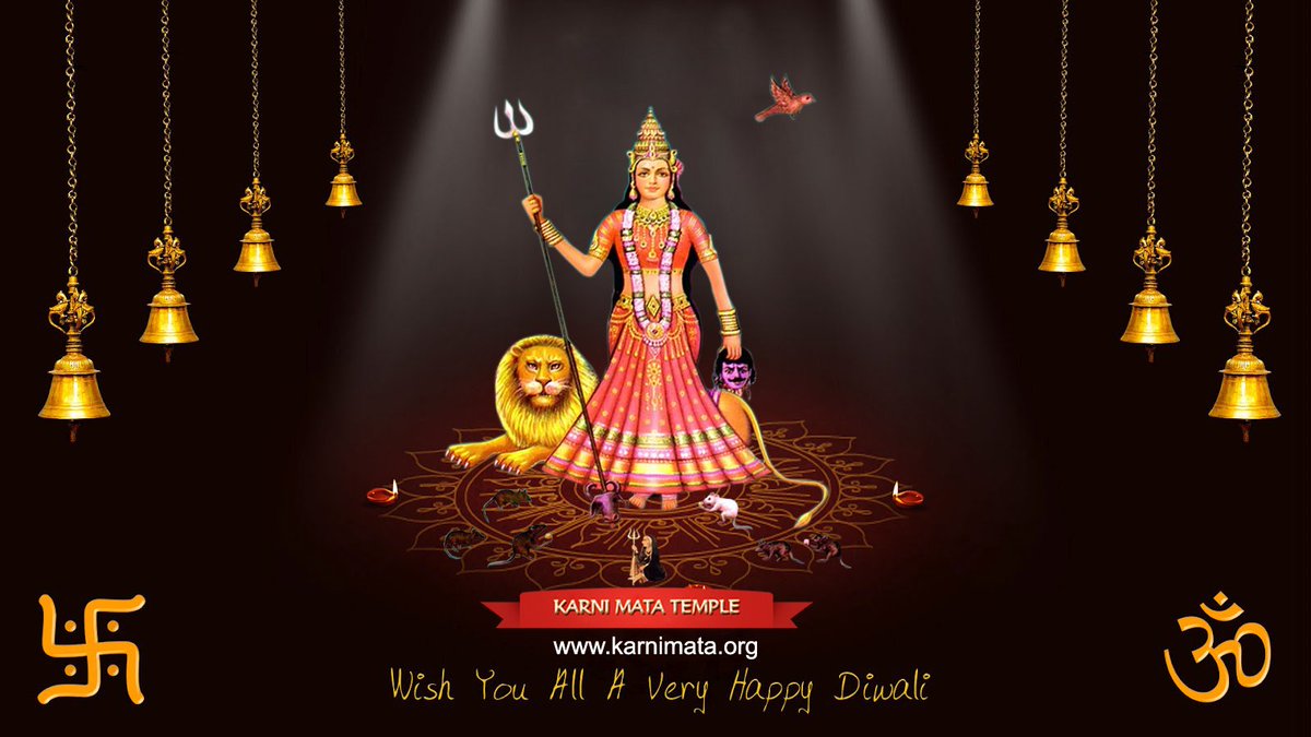 Karni Mata Followed - Happy Diwali Hd Images 2018 , HD Wallpaper & Backgrounds
