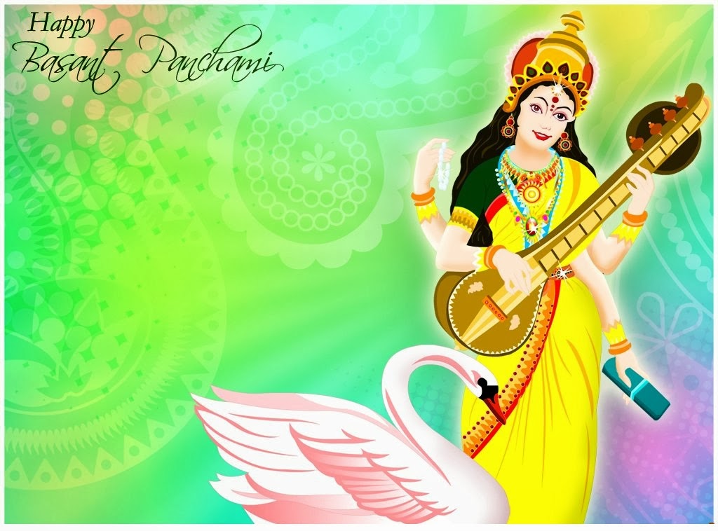 Happy Basant Panchami 2014 Hd Images And Photos Maa - Beautiful Images Of Basant Panchami , HD Wallpaper & Backgrounds