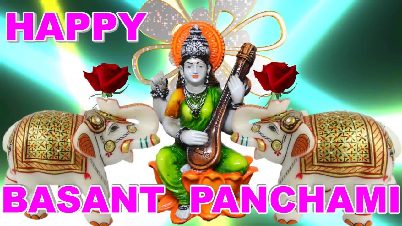 Happy Basant Panchami Wishes,saraswati Puja Festival,vasant - Basant Panchmi Whatsapp Status , HD Wallpaper & Backgrounds