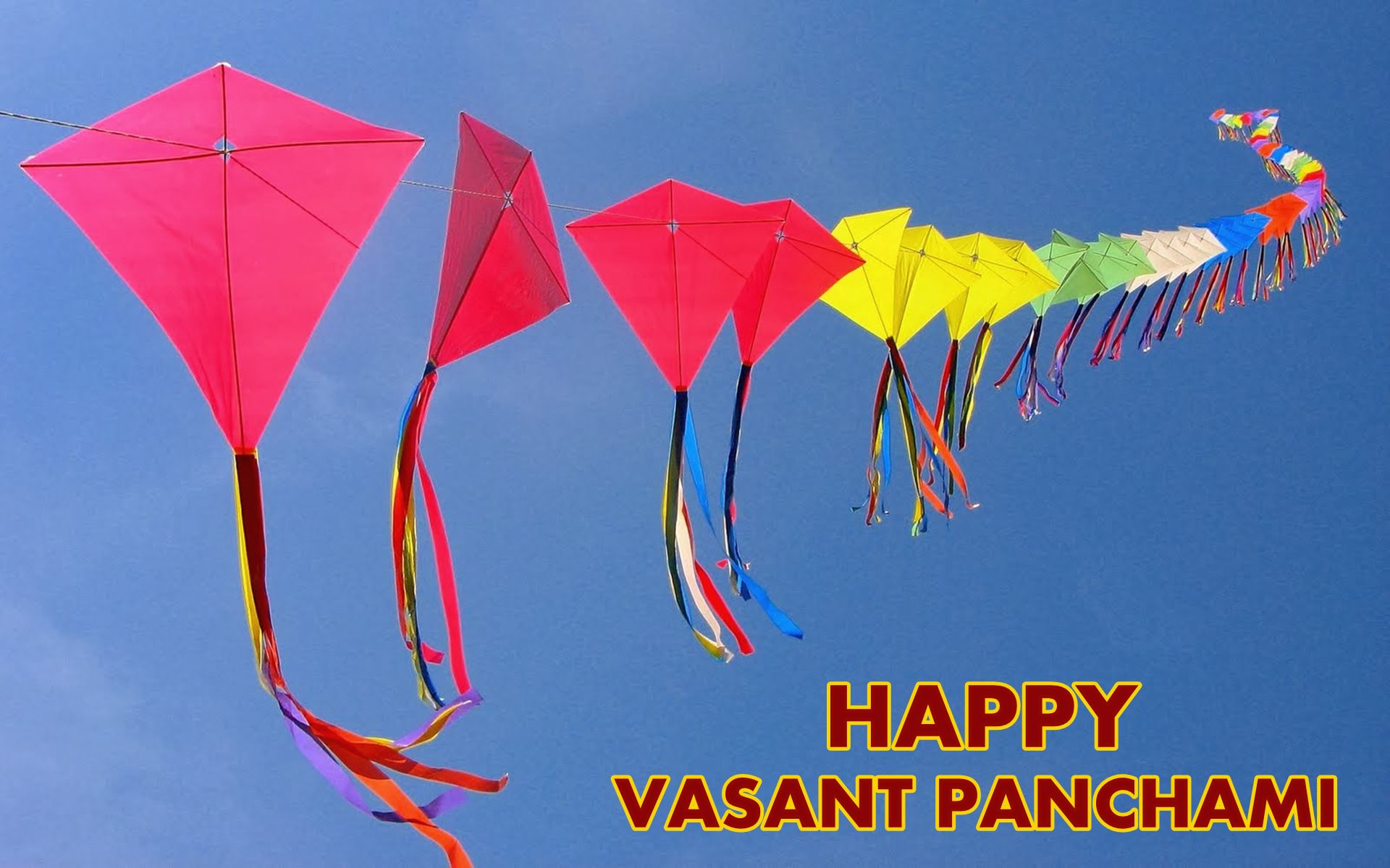 Vasant Panchami Kite Festival Wallpaper - Kite Flying , HD Wallpaper & Backgrounds