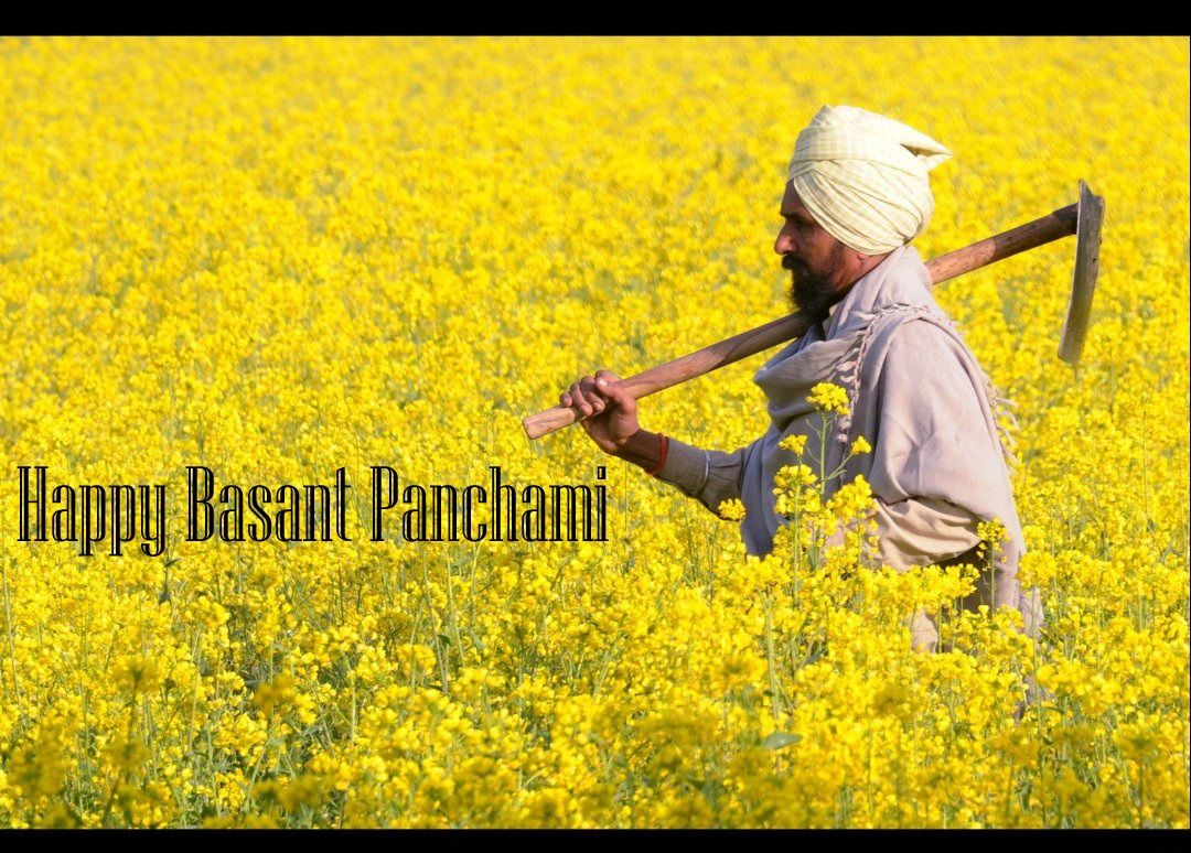 Happy Vasant Panchami Farmar Wallpapers Download Collection - Basant Panchami For Farmers , HD Wallpaper & Backgrounds