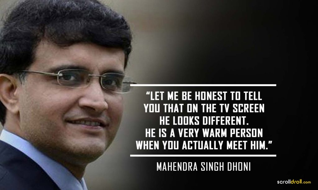 Mahendra Singh Dhoni On The Man Who Gave Him His First - Sourav Ganguly , HD Wallpaper & Backgrounds