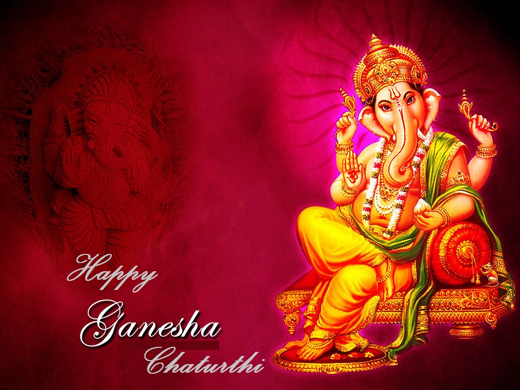 Happy Ganesh Chaturthi Hd Wallpaper - Happy Ganesh Chaturthi Hd , HD Wallpaper & Backgrounds