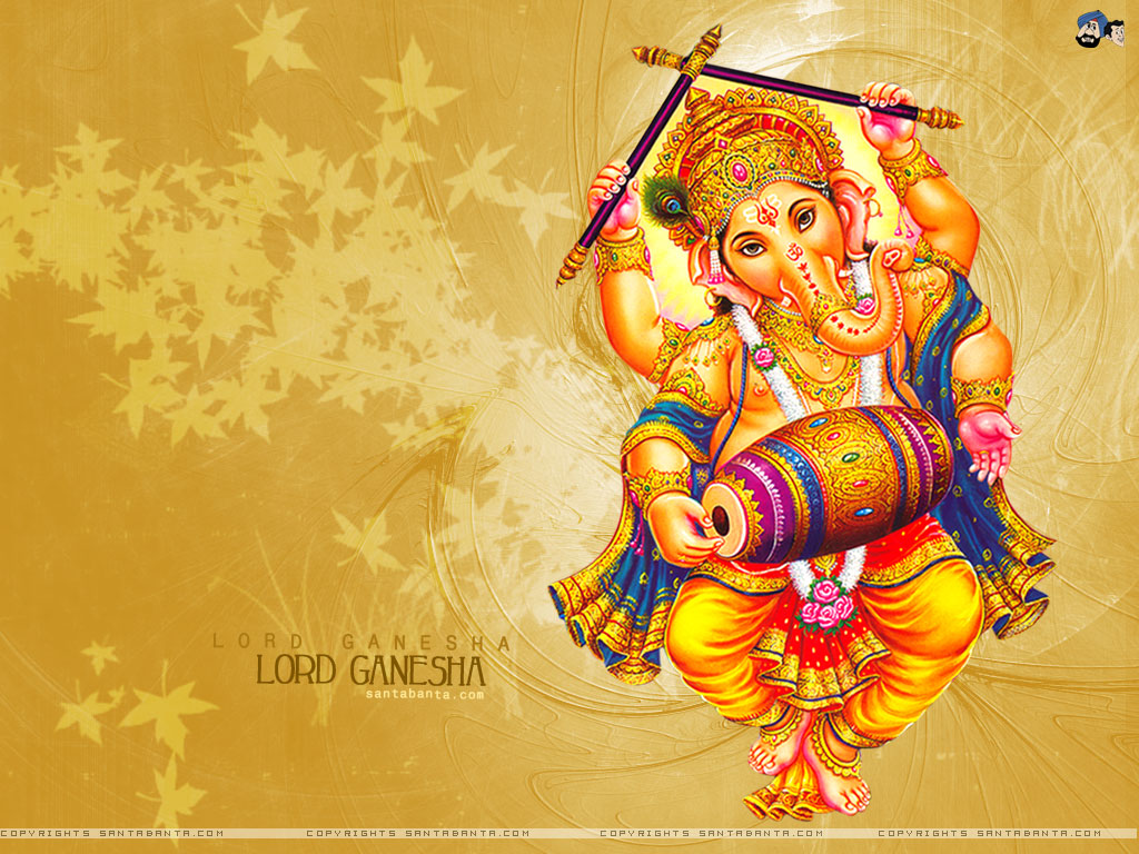 Vinayagar Hd Wallpapers - Dancing Lord Ganesha , HD Wallpaper & Backgrounds