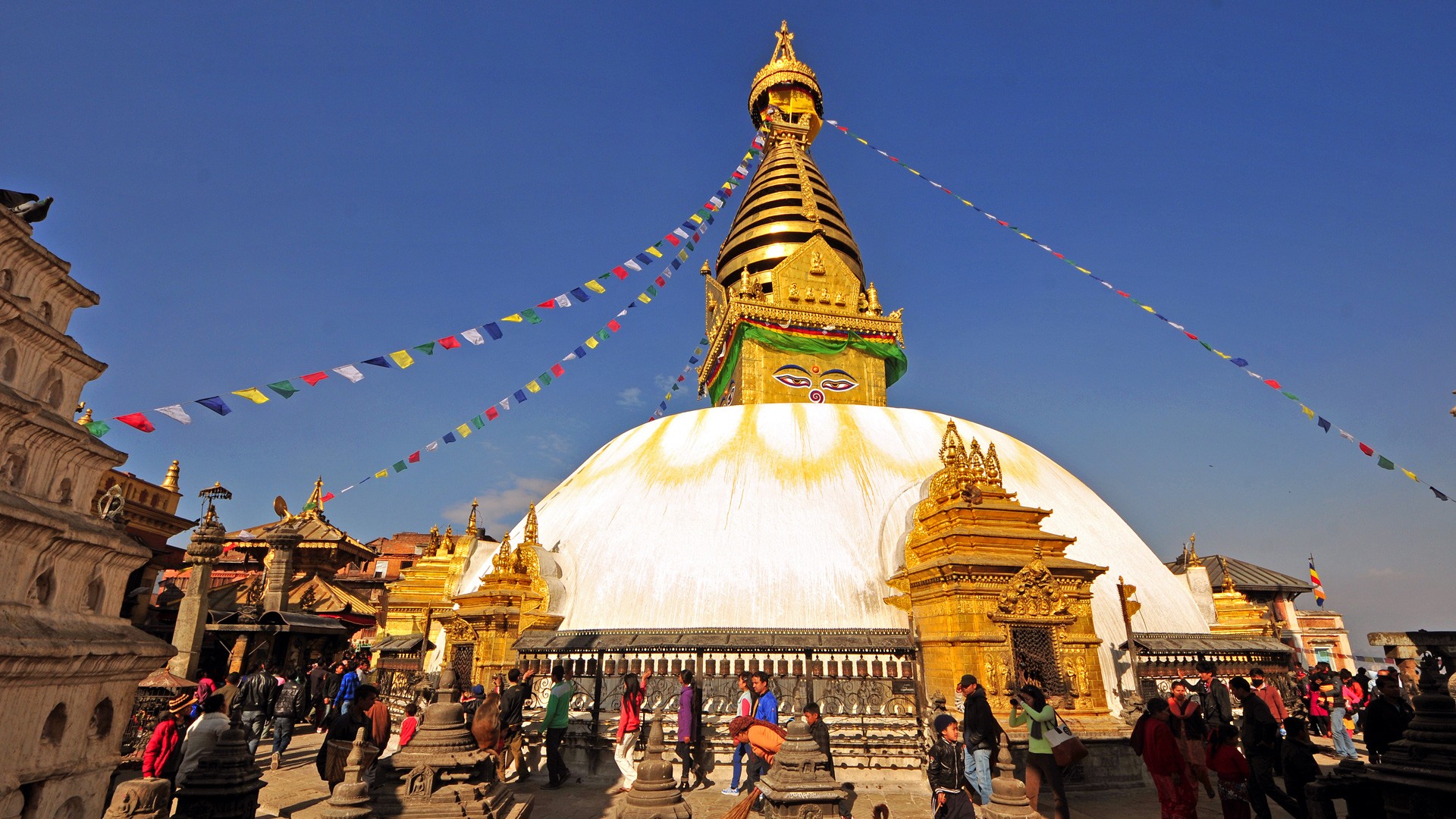 Himalaya Kailash Travels & Tours - Swayambhunath , HD Wallpaper & Backgrounds