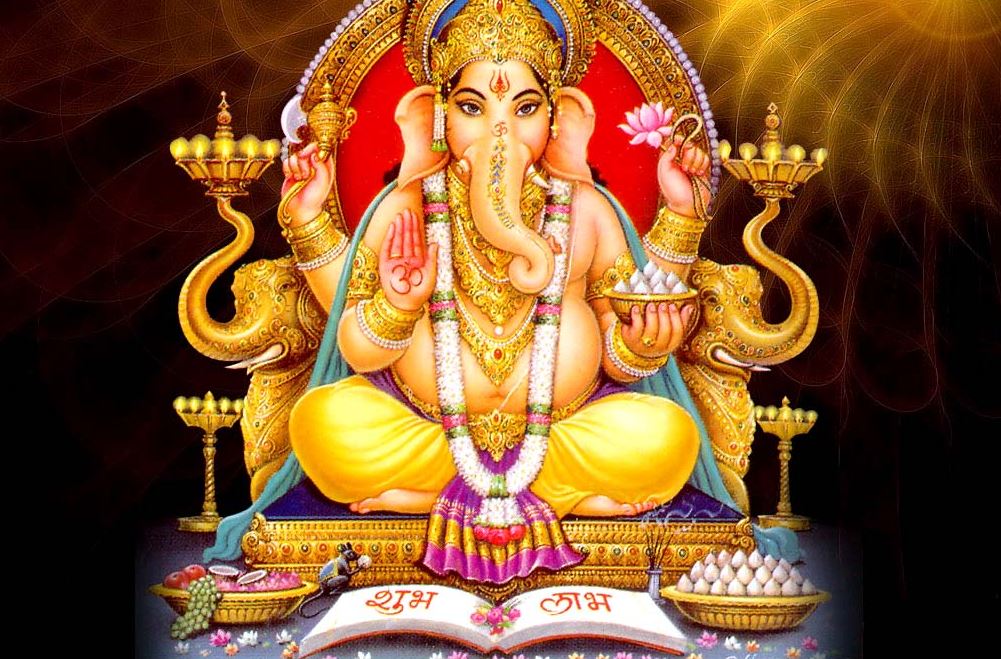 Lord Ganesha Is Associated With The Englightenment, - Ganesha Hindu , HD Wallpaper & Backgrounds